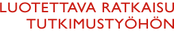 Luotettava ratkaisu tutkimusty&ouml;h&ouml;n